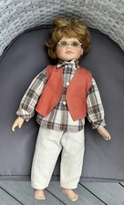 Porzellanpuppe Junge - ca. 45cm