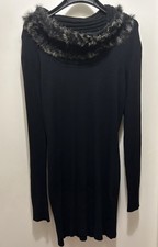 RAINBOW Gr. M Damen Strickkleid Pullikleid Wolle/Kaschmir Winterkleid Rollkragen