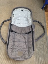 Hartan feste Tragewanne Belly Button, Grau, Tragetasche 