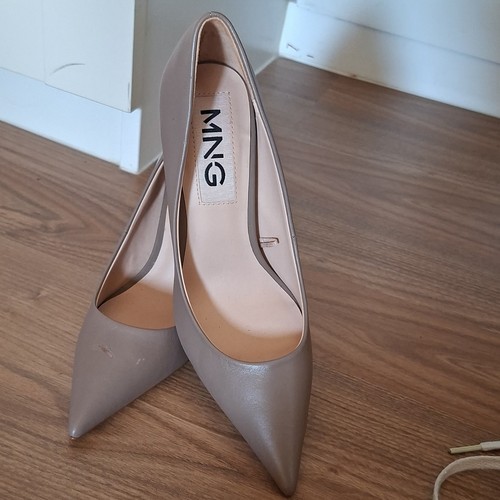 Mng damen pumps braun leder - damen,