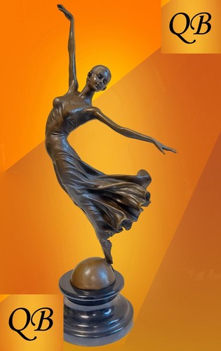Bronze figur art - art, deco