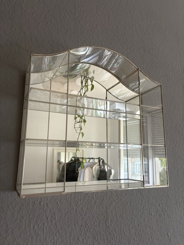 Vintage wandspiegel orange - wandspiegel,