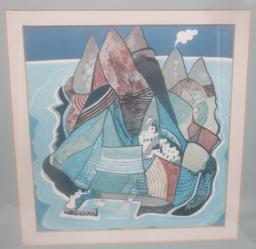 Original aquarell gomera - „la,
