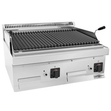 GGM Gastro Gas Lavasteingrill Gasgrill Grill 14 kW Grillrost neigbar Tischgerät