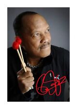 Roy Ayers Vibraphone jazz mounted repro signed picture poster Choice of frame