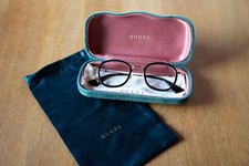 Gucci GG0111O 001 Black & Gold Brille Size 47