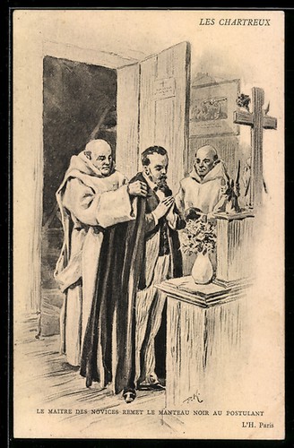 Maitre des novices - novices, remet