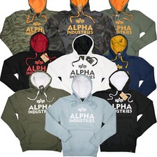 Alpha Industries Herren Pullover Foam Print Hoody 143302 Kapuzenpullover