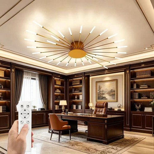 Moderne goldene deckenleuchte - goldene,