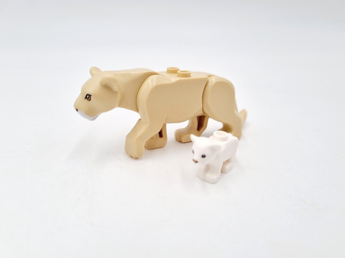 Lego löwin mit baby - baby, figur