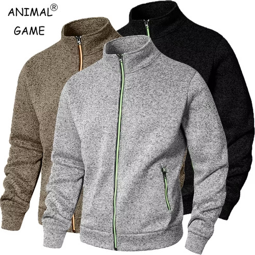 Herren sweatshirt stehkragen - sweatshirt,