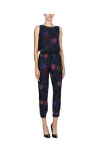Damen Overall Jumpsuit ,Diesel ,Gr.L/38,40 In Blei/ Anthrazit/Blumenmuster