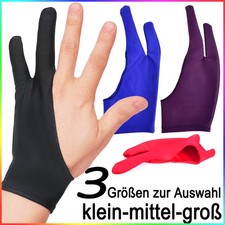 Zeichenhandschuh 2 Finger Zeichnen Grafiktablett Stift Design Antifouling Glove