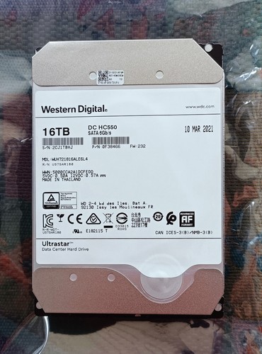 Ultrastar hc550 16tb - ultrastar, dc