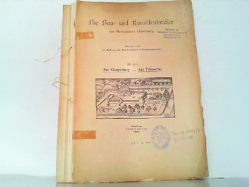 Die bau und - die, kunstdenkmäler