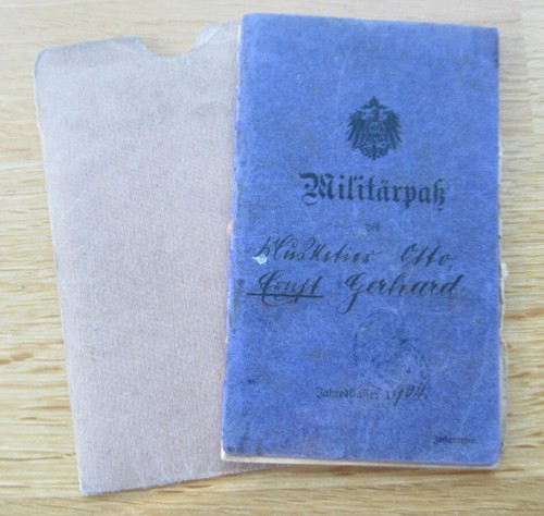 Militärpaß landwehr - militärpaß,