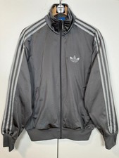 ADIDAS FIREBIRD TT OG Tracktop Jacke Grau Silber Gr. L Retro Vintage