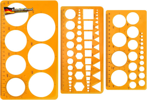 Kreisschablonen set für - set,