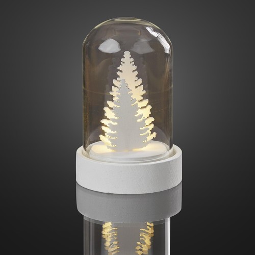 Led deko glasglocke - led,