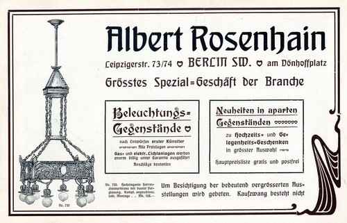 Albert rosenhain berlin - rosenhain,