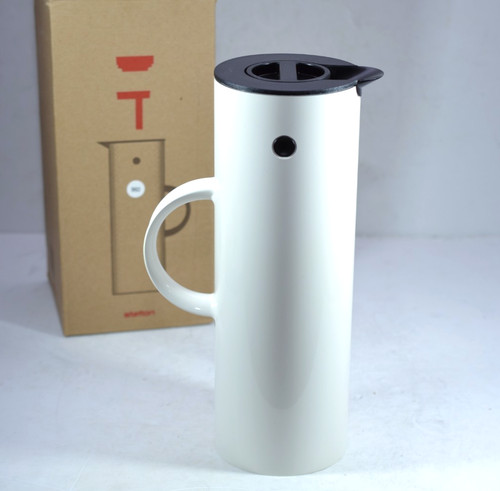 Stelton thermoskanne weiß - 1l,