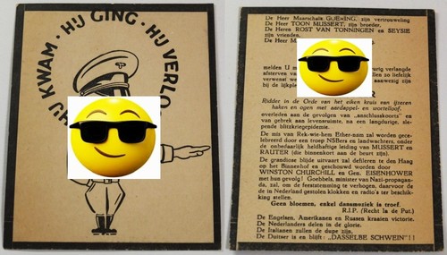 1944 flugblatt niederlande - 1944,