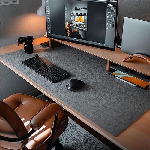Arbeitsunterlage grau
