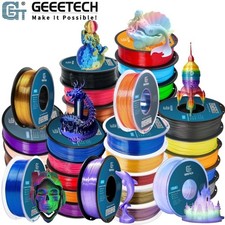 Geeetech PLA ABS+ PETG TPU Filament 1KG 1.75mm 3D Drucker Filament Mehrfarbig