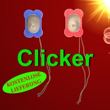 Hund Katze Pferd etc. 🐶🐱 1 CLICKER KLICKER Haustier Clickertraining Training