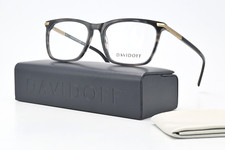 DAVIDOFF Brille DAP102-03 Quadratisch Schildpatt Grau  Acetat Leicht Italy Large