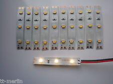 (€7,18/m) 10 Stk LED Hausbeleuchtung warm weiß 5 cm Modellbeleuchtung Bahnsteig