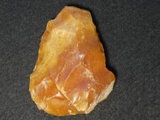 EDLER NEANDERTALER HANDAXT 89mm STEINZEIT PALÄOLITHIKUM ACHEULEAN FEUERSTEIN SILEX