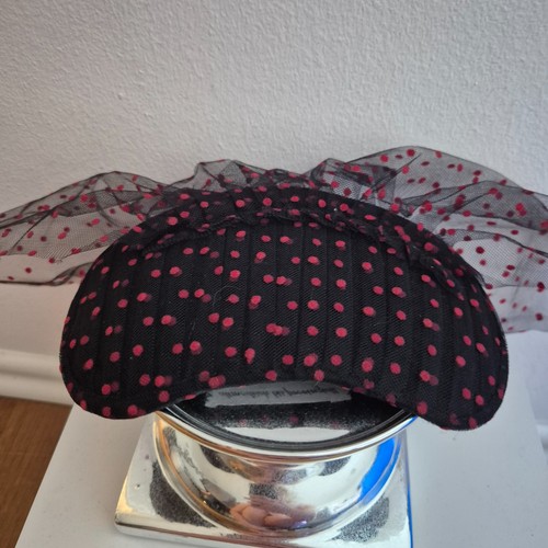 Fascinator halfhat rot - fascinator,