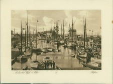 Kupfertiefdruck nordseebad - kupfertiefdruck,