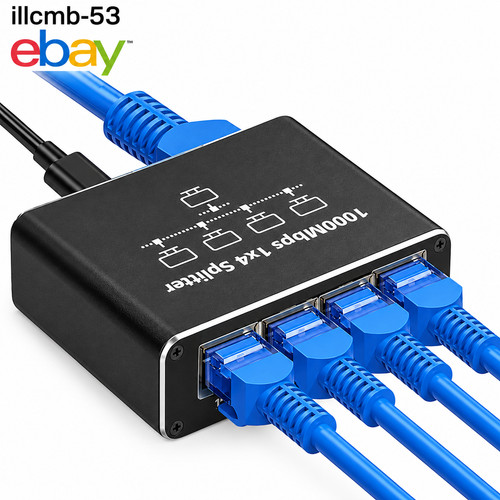 Lan splitter auf gigabit - 1,