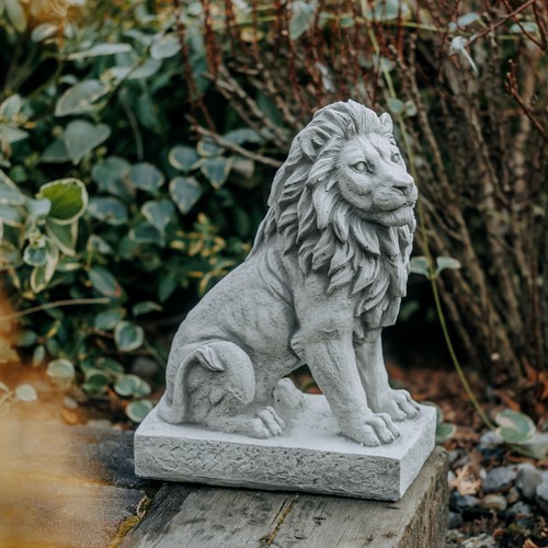 Löwe rechts steinfigur 34 - löwe,