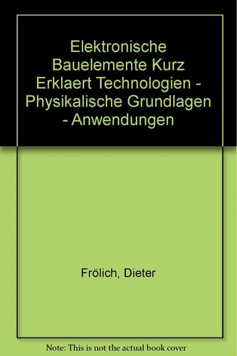 Elektronische bauelemente kurz - elektronische,