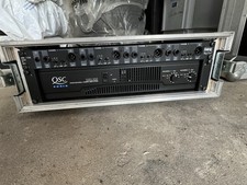AMP qsc audio rmx 850 + DIB -104 Quad DI Box +++ All In One Case +++
