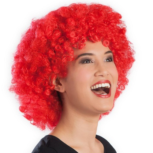 Afro perücke rot - perücke,