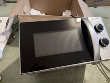 PKM Unterbau Mikrowelle Freistehend 20 Liter Garraum 700 W Silber 44 cm Breite