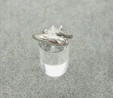 925/- Silber Ring, Ringgröße 67, Delfin, guter Zustand