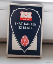 Playing Cards Skat Karten 32 Blatt Poker Bridge Original 1980 NEUWERTIG