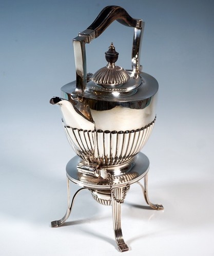 Silber tee kanne rechaud - silber,