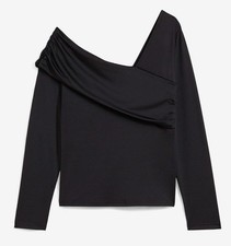 Langarmshirt mit Raffung Gr