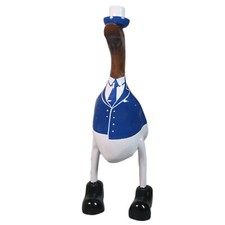 Holz ente lauf - lauf, gartendeko