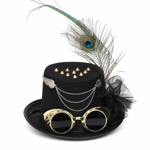 Steampunk zylinderhut retro - steampunk-zylinderhut,