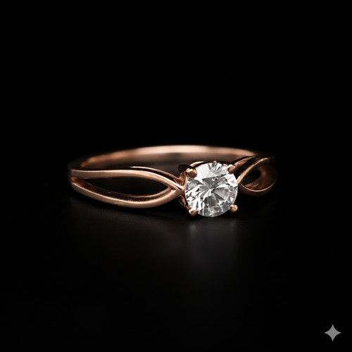 Massiver 14k rotgold - 14k,