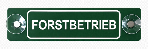 Alu schild mit saugnapf - alu-schild,