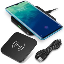 Schnell Ladegerät ZTE Axon 9 Pro QI Wireless Charger Induktives Kabellos Laden