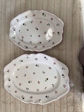 Villeroy & Boch Petite Fleur Servier-, 2 Beilagenplatten